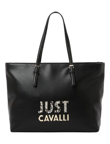 Just Cavalli Shopper torba zlatna / crna / bijela