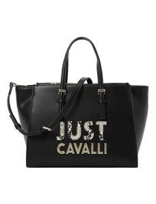 Just Cavalli Ručna torbica zlatna / crna
