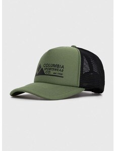 Kapa sa šiltom Columbia Camp Break boja: zelena, s tiskom 2070941