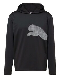 PUMA Sportska sweater majica 'Train All Day' crna / bijela