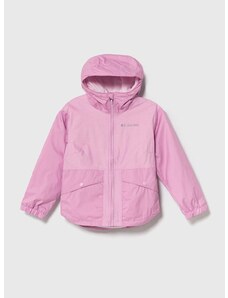 Dječja jakna Columbia Rainy Trails Fleece boja: ružičasta