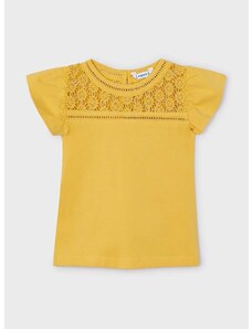 Dječja majica kratkih rukava Mayoral boja: žuta
