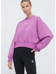 Dukserica adidas Originals Adicolor Essentials Crew Sweatshirt za žene, boja: ružičasta, bez uzorka, IR5975