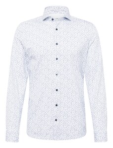 OLYMP Poslovna košulja sivkasto plava / bijela