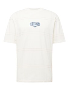 TOPMAN Majica 'Portland' ecru/prljavo bijela / crno plava / losos