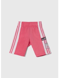 Dječje kratke hlače adidas Originals boja: ružičasta, s uzorkom