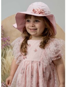 Dječji pamučni šešir Jamiks KATRINE boja: ružičasta, pamučni