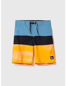 Dječje kratke hlače za kupanje Quiksilver EVERYDAYPANEL boja: narančasta
