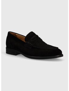 Mokasinke od brušene kože Vagabond Shoemakers MARIO za muškarce, boja: crna
