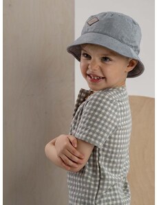Dječji pamučni šešir Jamiks SENAKI boja: siva, pamučni