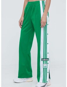 Donji dio trenirke adidas Originals Adibreak Pant boja: zelena, s uzorkom, IP0616
