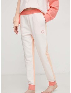Homewear hlače Dkny boja: ružičasta, s uzorkom