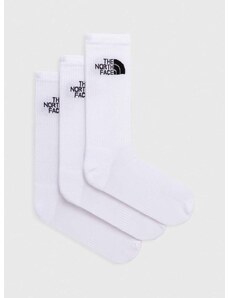 Čarape The North Face 3-pack za muškarce, boja: bijela