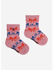 Dječje čarape Bobo Choses boja: ružičasta