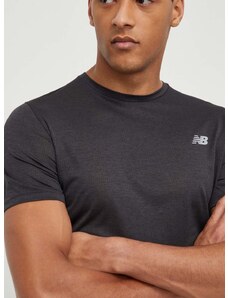 Majica kratkih rukava za trening New Balance Athletics boja: crna, bez uzorka