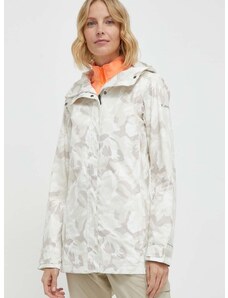 Kišna jakna Columbia Splash A Little II Jacket za žene, boja: bijela, prijelazno razdoblje