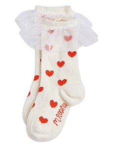 Dječje čarape Mini Rodini Hearts boja: bijela