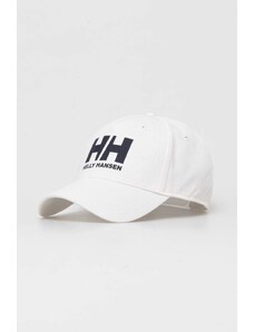 Pamučna kapa sa šiltom Helly Hansen HH Ball Cap 67434 001 boja: bež, s tiskom