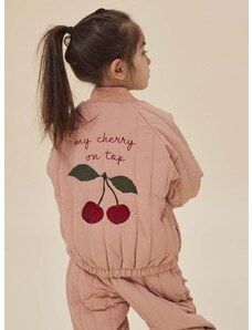 Dječja bomber jakna Konges Sløjd boja: ružičasta