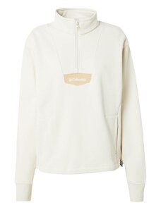 COLUMBIA Sportska sweater majica 'Lodge' bež / bijela