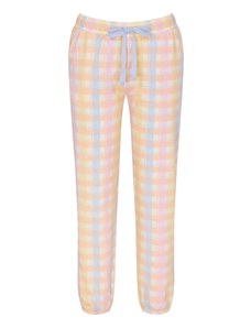TRIUMPH Pidžama hlače golublje plava / žuta / roza / bijela
