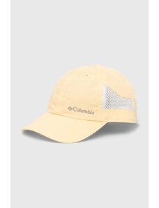 Kapa sa šiltom Columbia Tech Shade boja: žuta, s aplikacijom