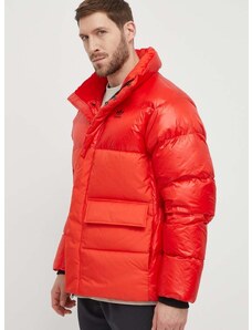 Pernata jakna adidas Originals za muškarce, boja: crvena, zimu