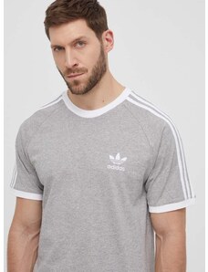 Pamučna majica adidas Originals za muškarce, boja: siva, s uzorkom, IA4848-grey