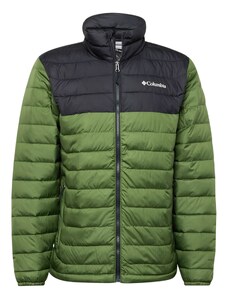 COLUMBIA Sportska jakna zelena / crna / bijela