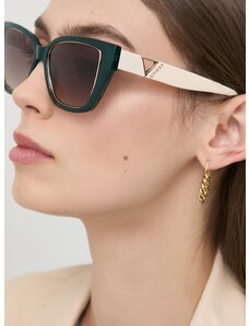 Sunčane naočale Guess za žene, boja: zelena
