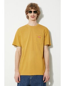 Pamučna majica Market Hardware Pocket T-Shirt za muškarce, boja: žuta, bez uzorka, 399001802