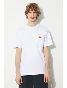 Pamučna majica Market Hardware Pocket T-Shirt za muškarce, boja: bijela, bez uzorka, 399001802