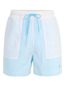 Calvin Klein Swimwear Kupaće hlače svijetloplava / bijela