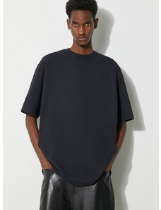 Pamučna majica A-COLD-WALL* Essential T-Shirt za muškarce, boja: crna, s aplikacijom, ACWMTS177