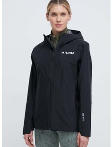 Kišna jakna adidas TERREX Multi 2.5 RDY za žene, boja: crna, IP1513
