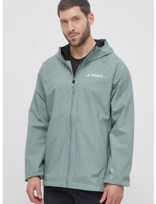 Kišna jakna adidas TERREX Multi za muškarce, boja: zelena, IN4771