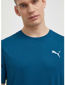 Majica kratkih rukava za trčanje Puma Run Favourite Velocity boja: tirkizna, s tiskom, 525058