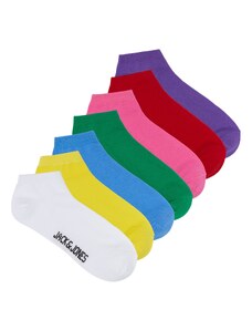 JACK & JONES Čarape plava / žuta / ljubičasta / crvena