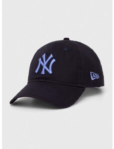 Pamučna kapa sa šiltom New Era boja: tamno plava, s aplikacijom, NEW YORK YANKEES