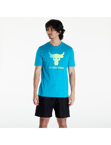 Under Armour Project Rock Payoff Graphic Short Sleeve Tee Circuit Teal/ Radial Turquoise/ High-Vis Yellow