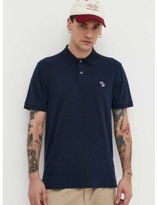 Polo majica Abercrombie & Fitch za muškarce, boja: tamno plava, bez uzorka