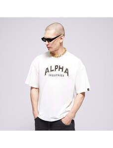 Alpha Industries T-Shirt College T Muški Odjeća Majice 14650109 Bijela