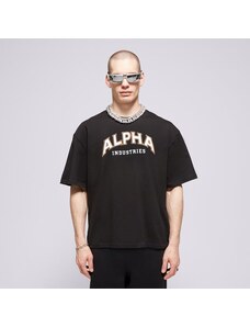 Alpha Industries T-Shirt College T Muški Odjeća Majice 14650103 Crna