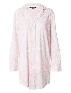 Lauren Ralph Lauren Spavaćica košulja siva / roza / roza / pastelno roza