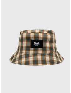 Pamučni šešir Vans boja: zelena, pamučni