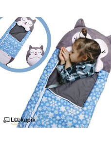 Lookapik Dječja vreća za spavanje i jastuk u jednom - Happie Nappie - Plava