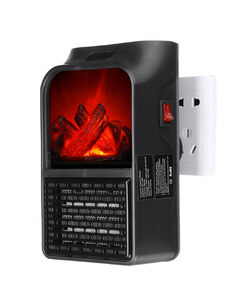 Lookapik Prijenosna mini grijalica sa 3D prikazom kamina "Flame Heater"