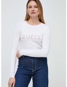 Pulover Guess za žene, boja: bijela, lagani