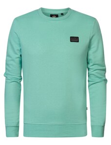 Petrol Industries Sweater majica akvamarin / crna