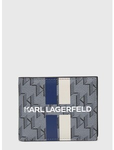 Novčanik Karl Lagerfeld za muškarce, boja: siva